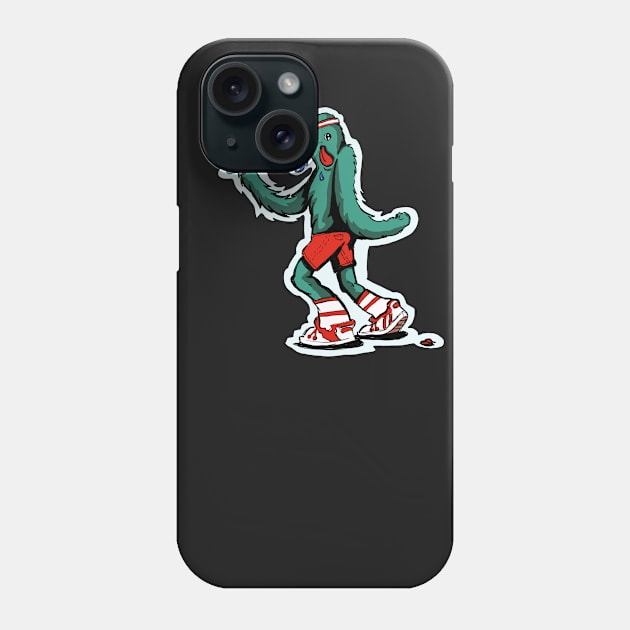 Big Foot Jogger Phone Case by Art (Bob) Monkey