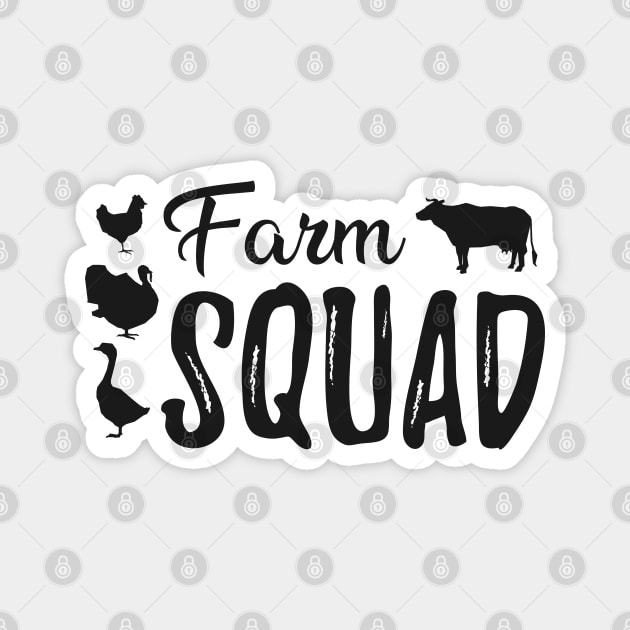 Farm Squad Magnet by KC Happy Shop