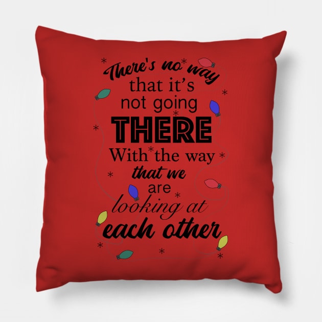 Lauv - There's no way ft. Julia Michaels (Christmas sweater) Pillow by LauraS113