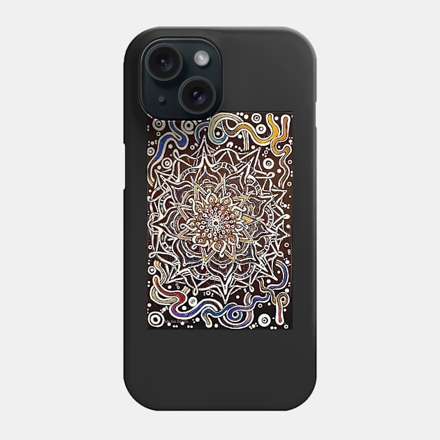 Hypnotizing Mandala Phone Case by Julie Ann Stricklin