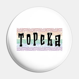 LGBTQ PATTERN AMERICA TOPEKA Pin