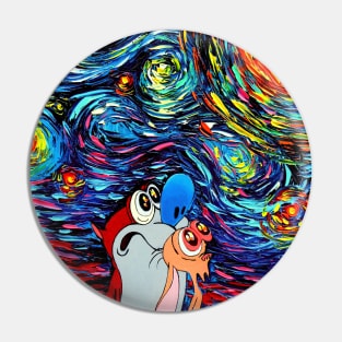 van Gogh Never Experienced Space Madness Pin