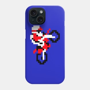 Excite Bike 8bit video game Phone Case