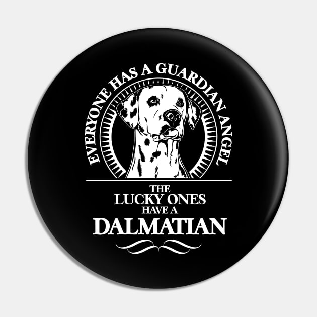 Dalmatian Guardian Angel dog mom Pin by wilsigns