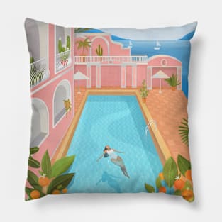 Girl Summer Pillow