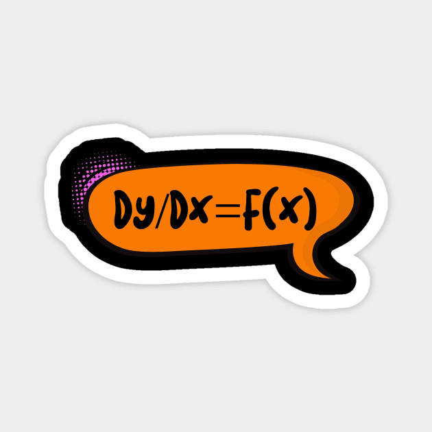 Funny Maths Equation Magnet by ForEngineer