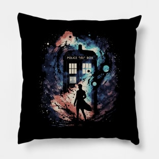 Dr Who - Wibbly wobbly timey wimey stuff. Pillow