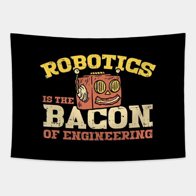 Robot T-Shirt For Engineers Programmers And Geeks Tapestry by MarkusShirts