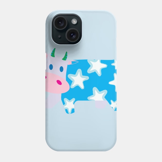 Star cow Phone Case by Yourmung