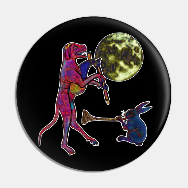 Moon Music Pin by crunchysqueak