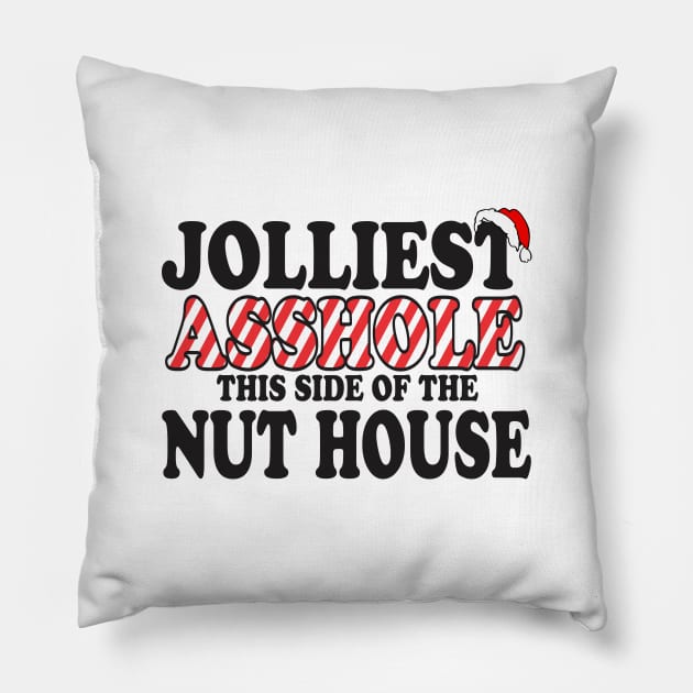 Jolliest Asshole Pillow by ZombieNinjas