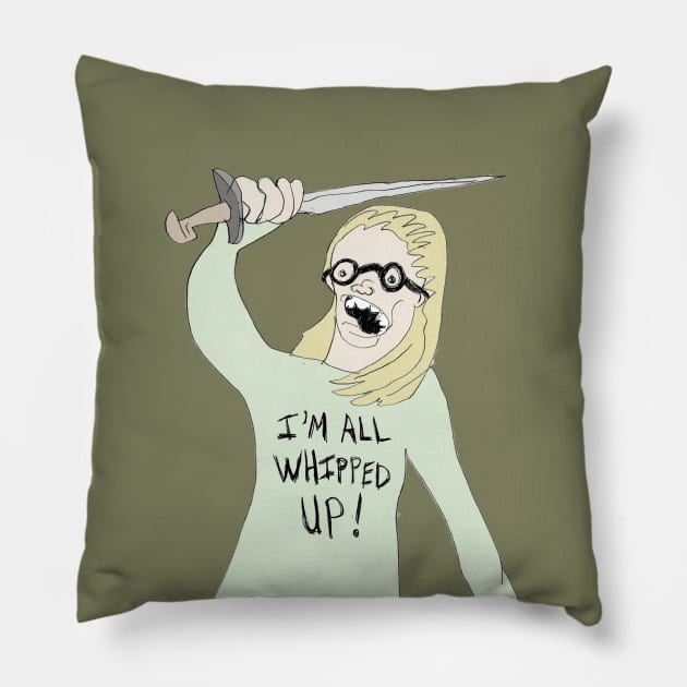 whipped up! Pillow by Spankriot