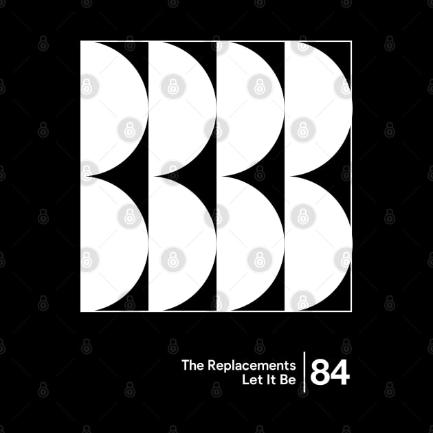 The Replacements / Minimal Style Graphic Artwork by saudade