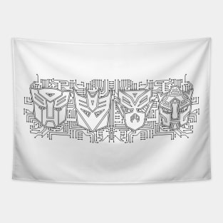 Transformers Circuit Board Tapestry