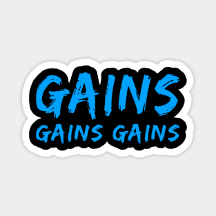 Gains x 3 Magnet