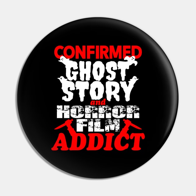 Horror Film Addict Pin by CultTees