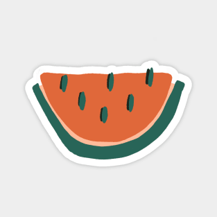 Illustration of a watermelon slice Magnet