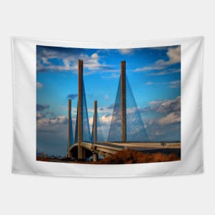 Indian River Bridge Southern View Tapestry