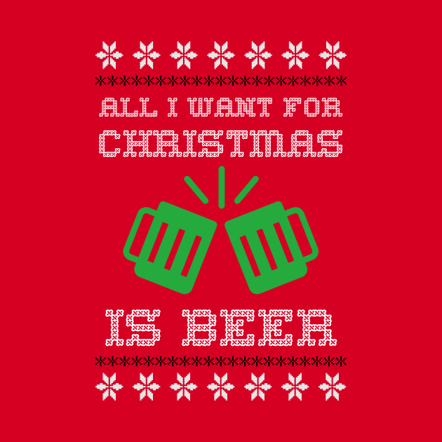 all i want for christmas is beer by Graffas