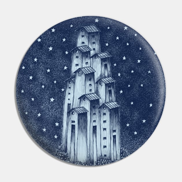 Starry Night Sky Pin by GeeTee