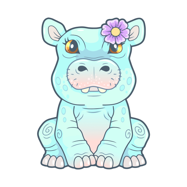 cute hippo by YMFargon