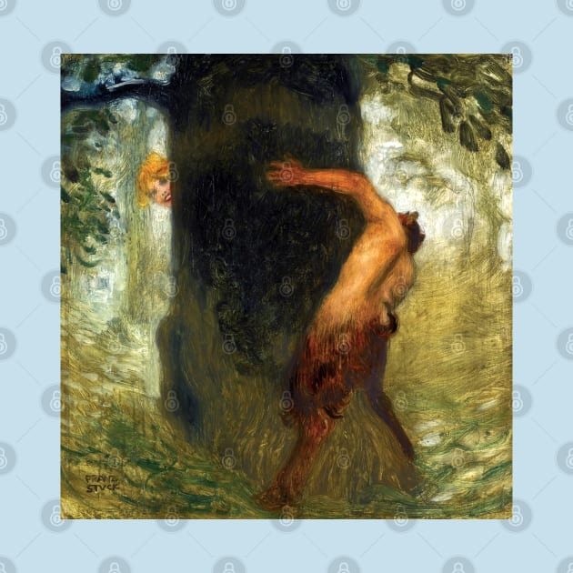 The Tease - Franz Von Stuck by forgottenbeauty