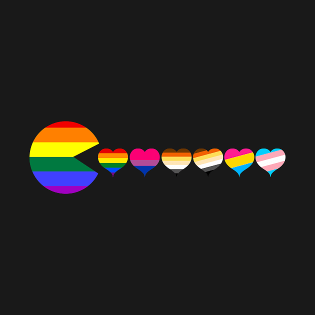 LGBTQ Equality Rainbow Heart by Pro Design 501