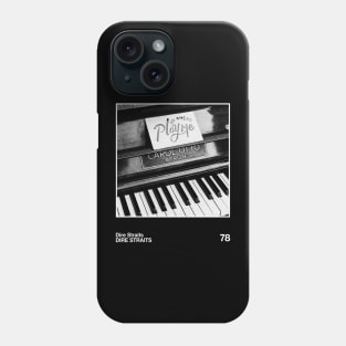 Dire Straits || 90s Artwork Faded Retro Phone Case