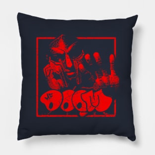 mf doom red Pillow