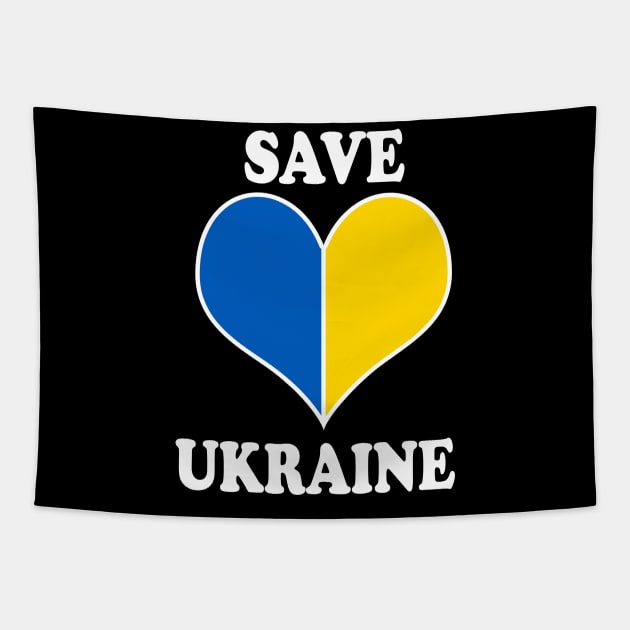 SAVE UKRAINE Tapestry by Elegance14