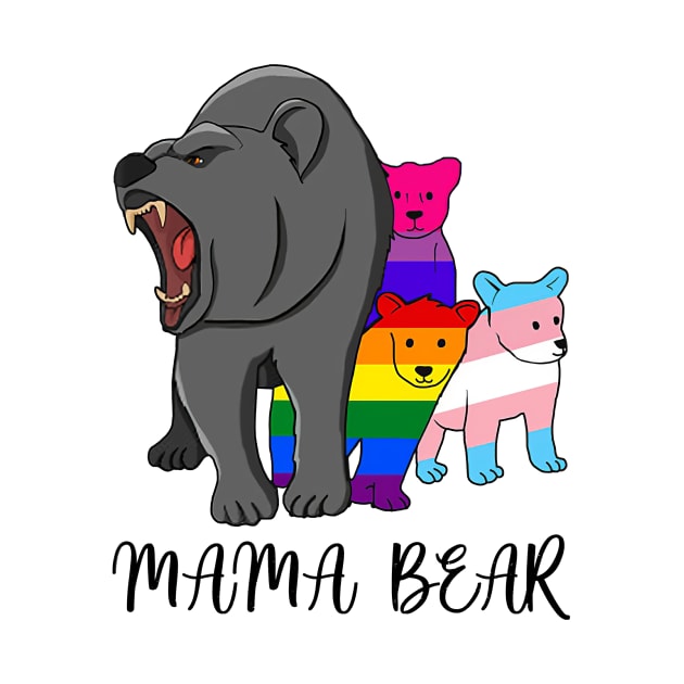 Proud Mom No Matter What LGBTQ LGBT Mom Pride Mama Bear by cobiepacior