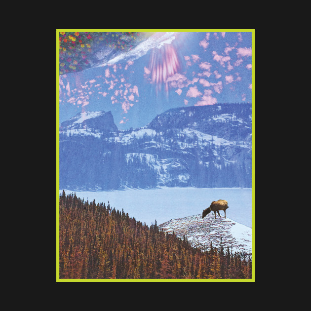 Discover Elk Explorer - Mountain - T-Shirt