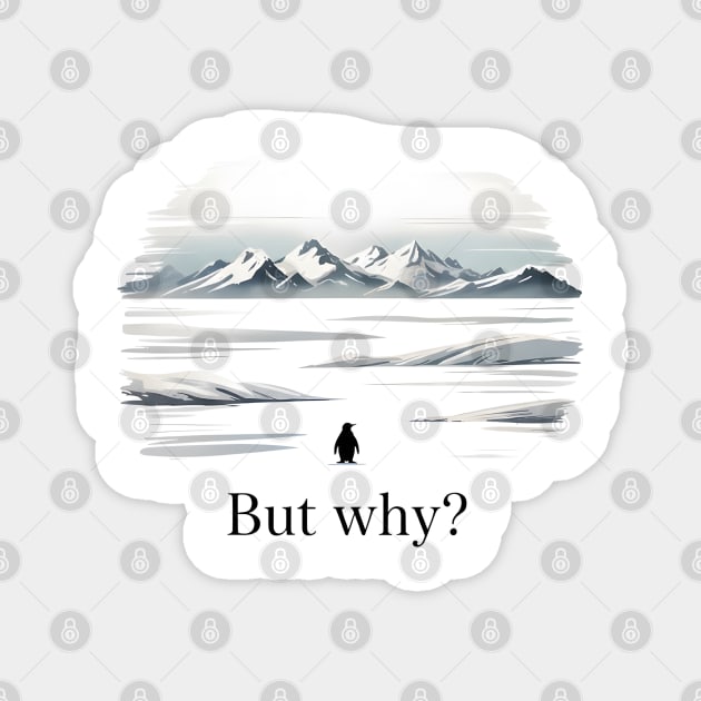 Nihilist-Penguin Magnet by dtr_art