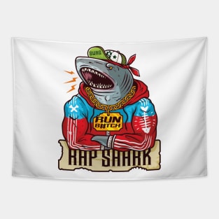 Rap Shark Tapestry