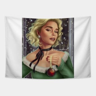 Christmas elf Tapestry