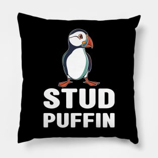 Stud Puffin Funny Seabird Iceland Puffin Bird Pillow