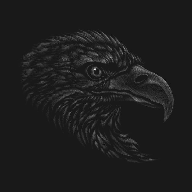 Eagle raven crow eagles US USA falcon magic t shirt t-shirt by Aprint Store