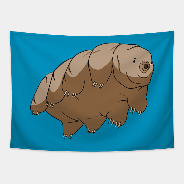 Tardigrade Water Bear Drawing Tardigrade Tapestry TeePublic