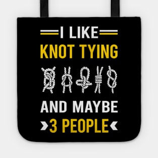 3 People Knot Tying Tote