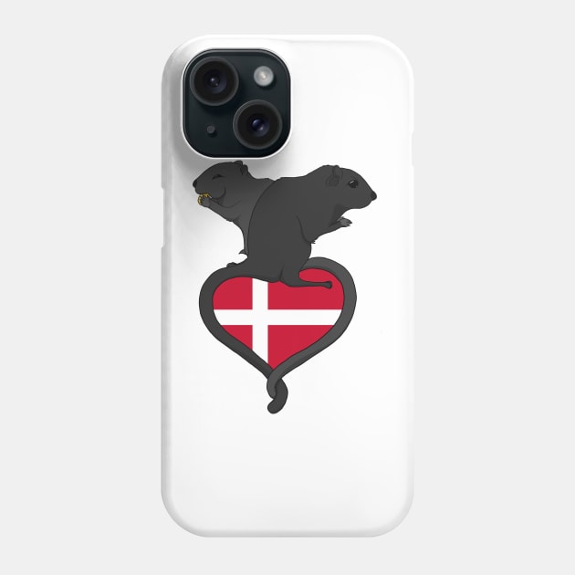 Gerbil Denmark (dark) Phone Case by RampArt