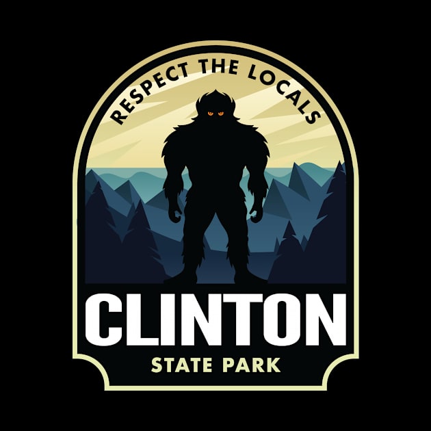 Clinton Kansas Bigfoot Sasquatch by HalpinDesign