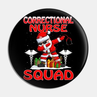 Christmas Correctional Nurse Squad Reindeer Pajama Dabing Santa Pin