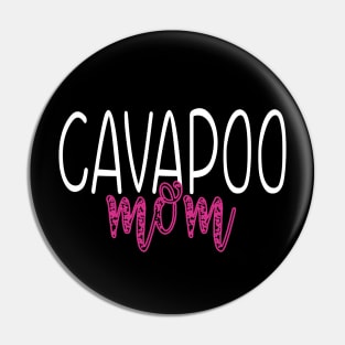 Cavapoo Mom Pin