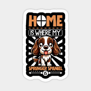 Home is with my English Springer Spaniel Magnet