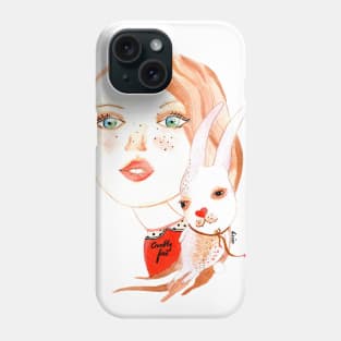 Beauty is always without cruelty Phone Case