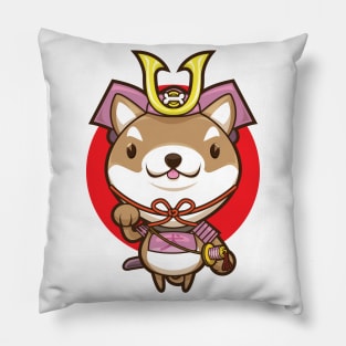 Samurai Shiba inu Pillow