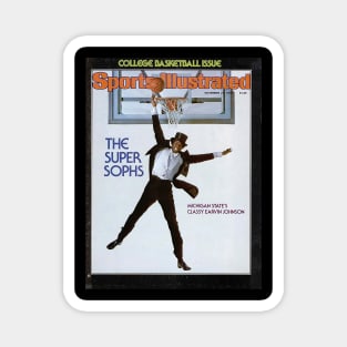 Magic Johnson 1978 College Sports Illustrated Magnet