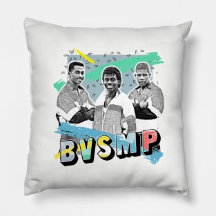 B.V.S.M.P. //// Vintage 80s Hip Hop Aesthetic Pillow