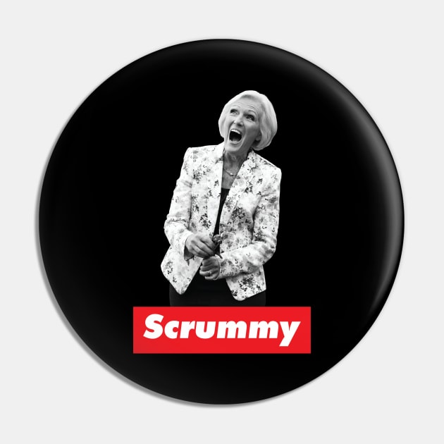 Mary Berry: Scrummy Pin by hinoonstudio