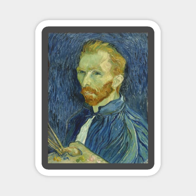 Van Gogh Portrait Magnet by Tamie